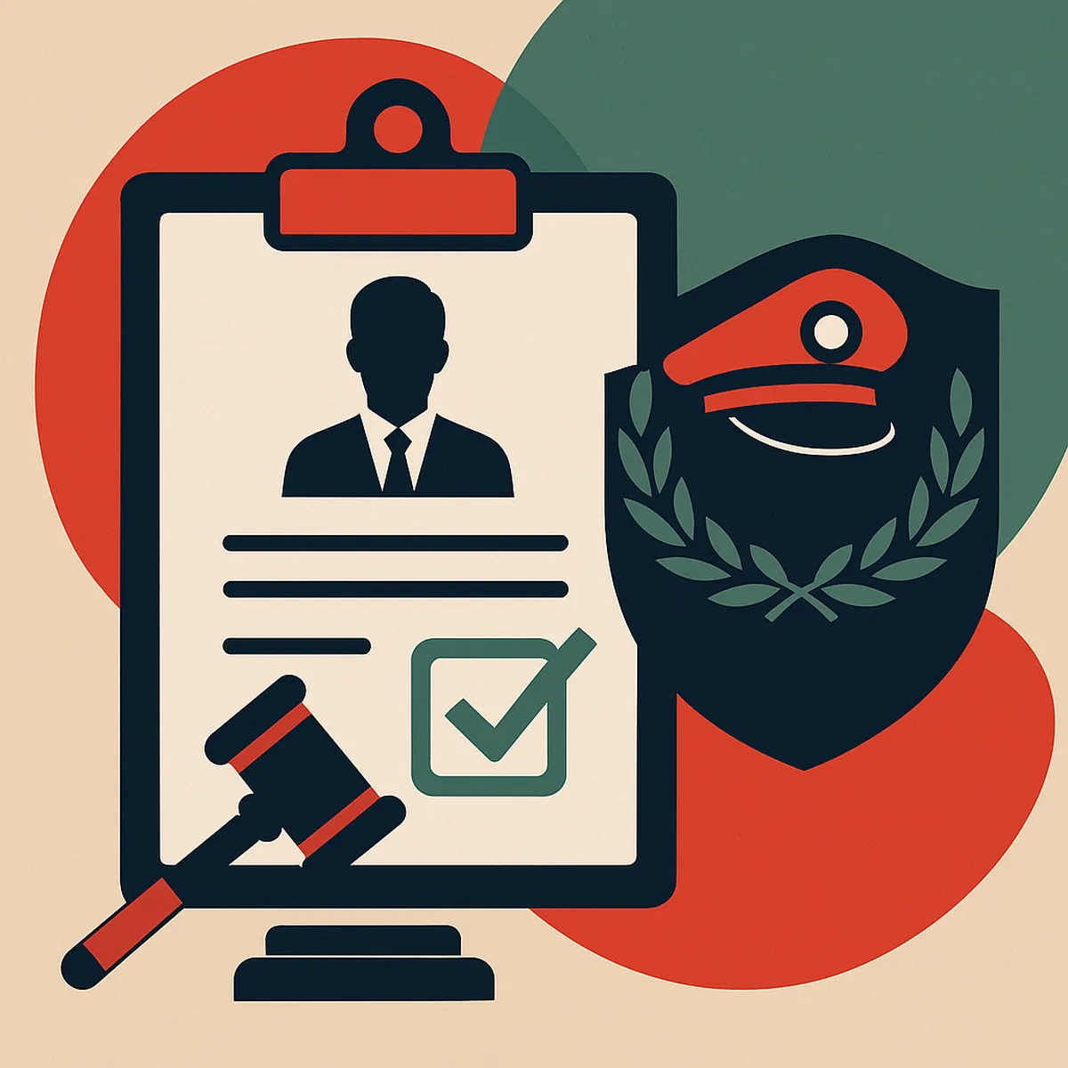 Ilustración conceptual para oposiciones a la Ertzaintza: requisitos, sueldo y cursos